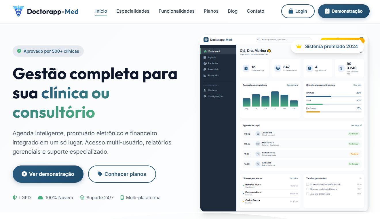 SaaS para Consultórios Médicos
